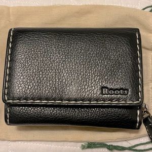 Small Roots Genuine Leather Trifold Wallet